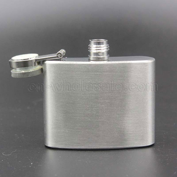 2 oz Customized Stainless Steel Whisky Hip Flask Laser Engraving