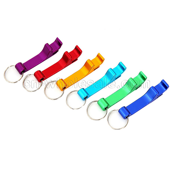 Promotional cheap Customized mini metal beer bottle opener keychain