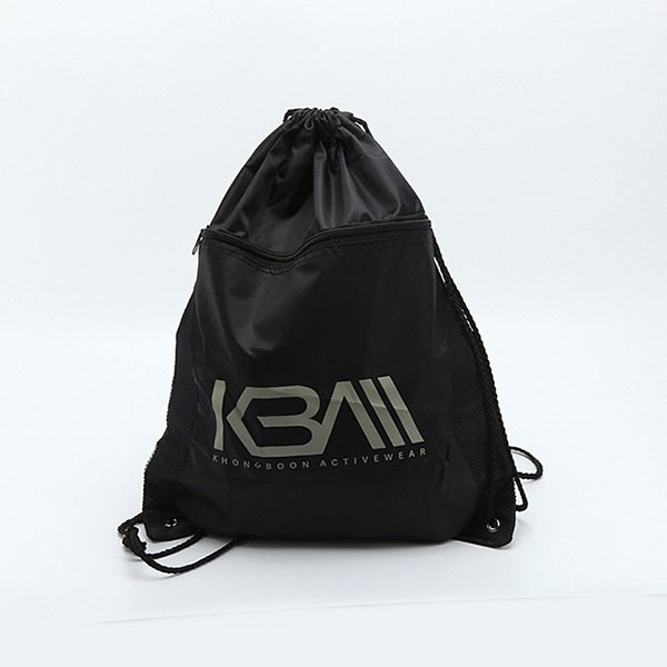 Custom waterproof 210T nylon drawstring backpack bag