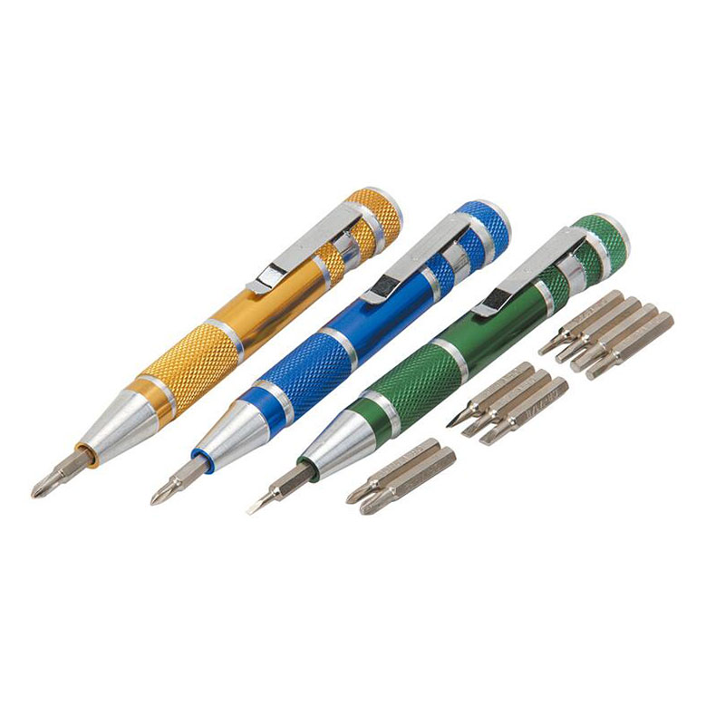 Pocket Pen Shaped Multi-function Promotional 8-in-1 Screwdriver set