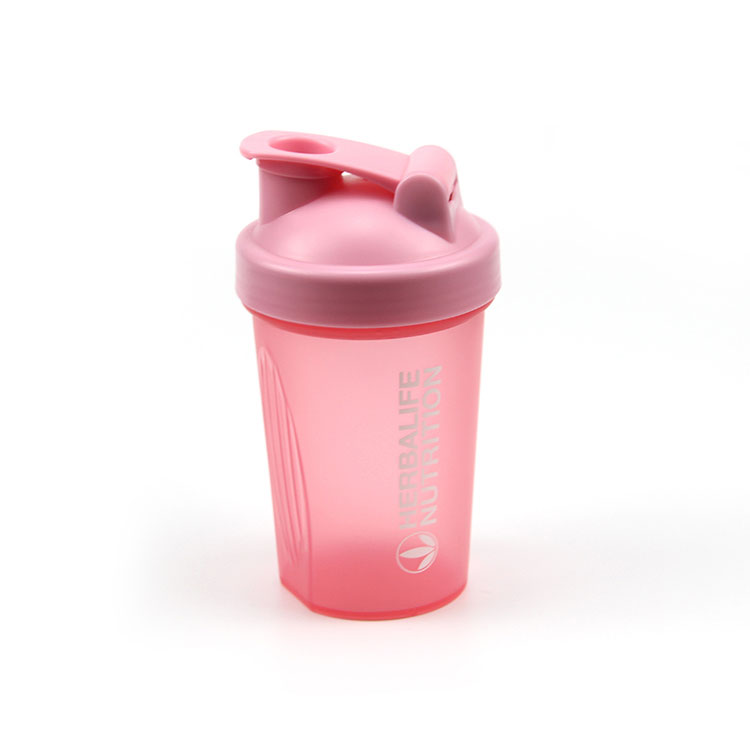 Wholesale 14oz mini shaker cup pink shaker bottle